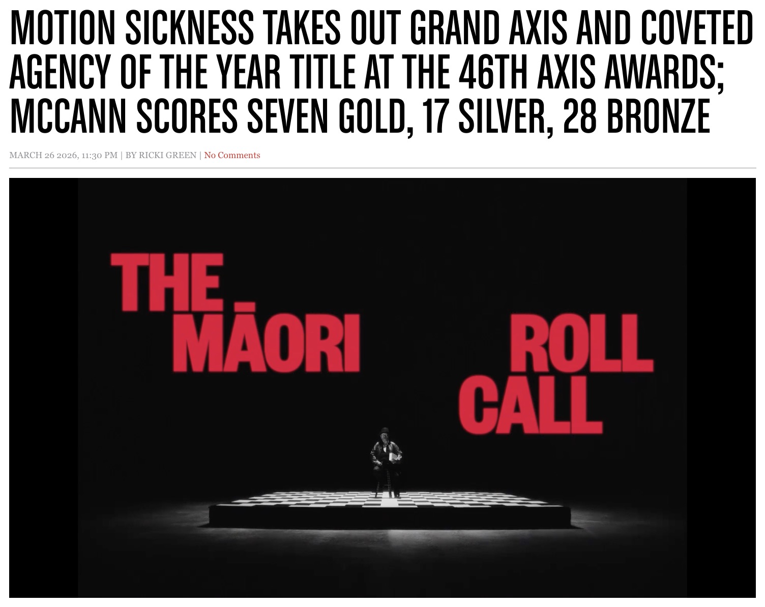 CB’s most viewed stories of 2026 [so far] Why Campaign Brief is #1 reaching creatives: #No paywalls #No annual membership fees