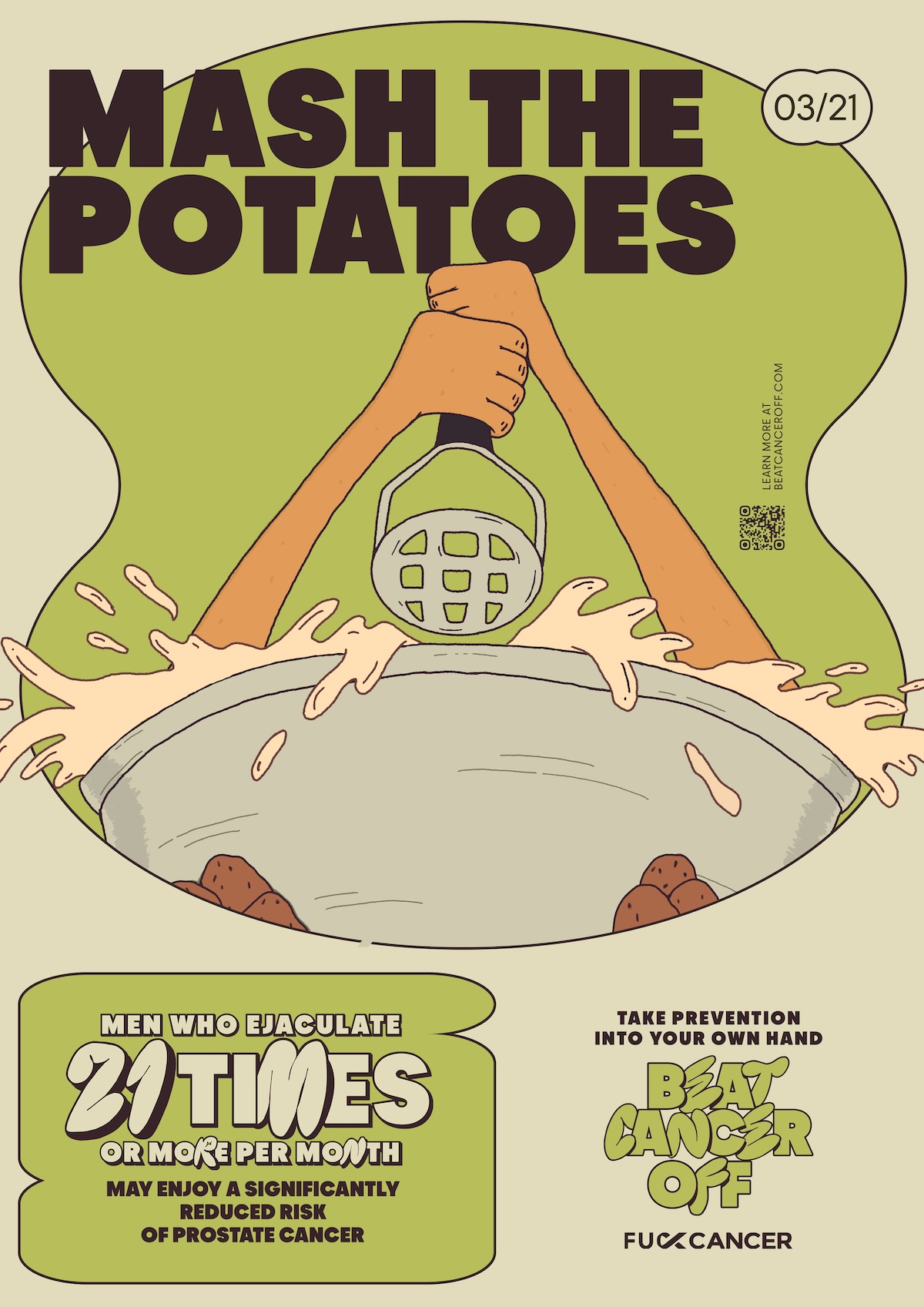 Fuck Cancer launches new campaign “Beat Cancer Off” via VML Health – encouraging men to masturbate 21 or more times a month