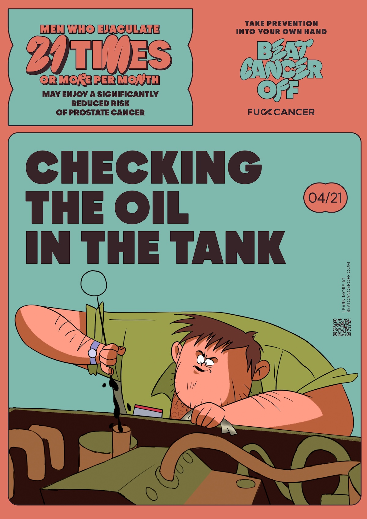 Fuck Cancer launches new campaign “Beat Cancer Off” via VML Health – encouraging men to masturbate 21 or more times a month