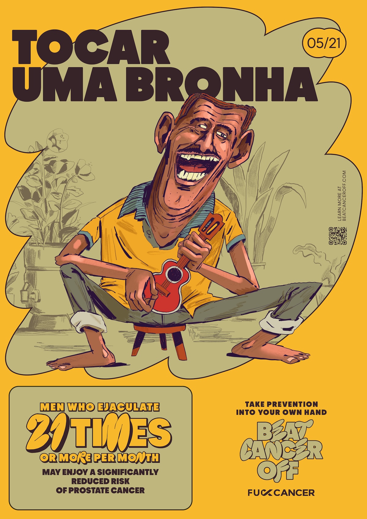 Fuck Cancer launches new campaign “Beat Cancer Off” via VML Health – encouraging men to masturbate 21 or more times a month