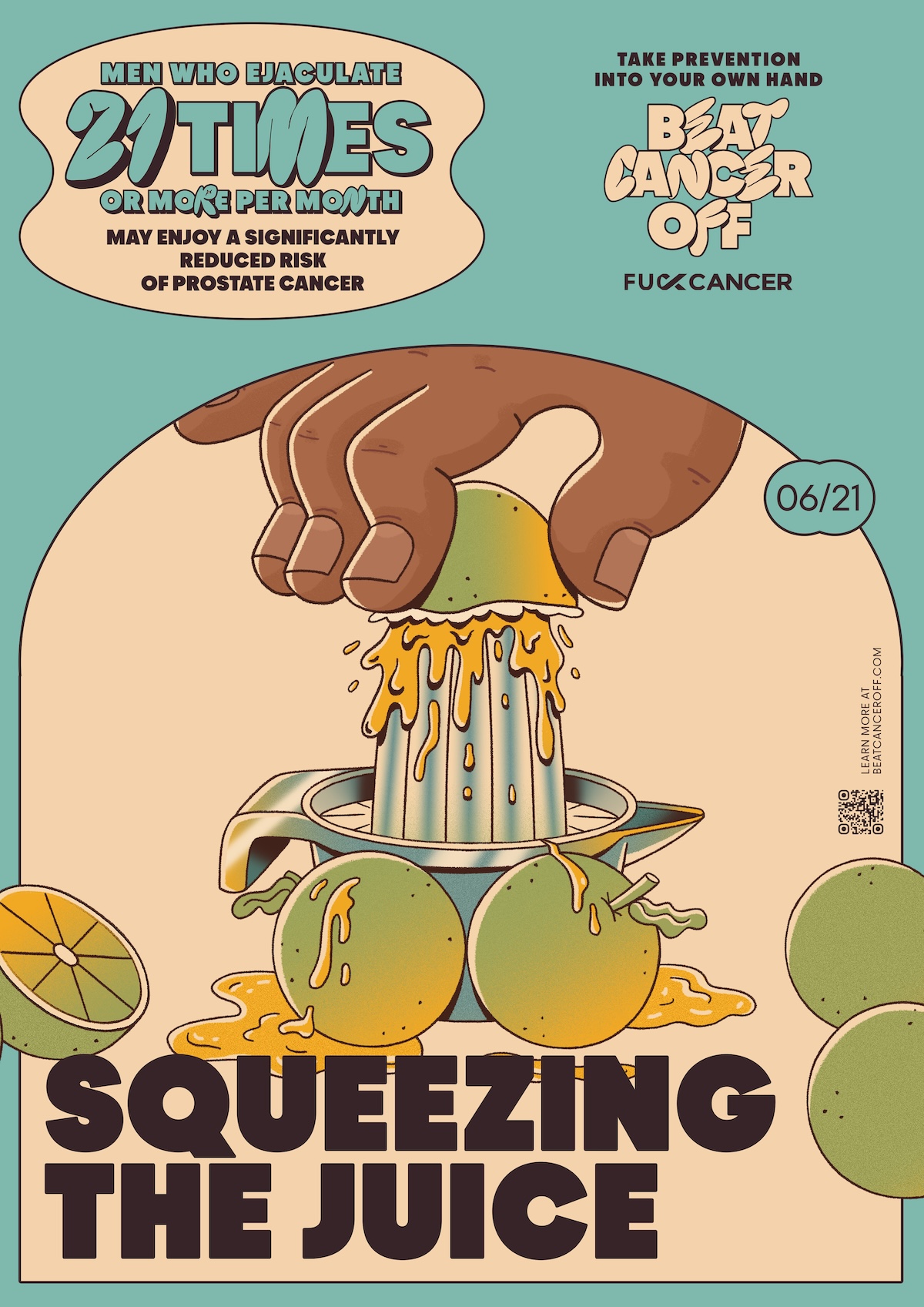 Fuck Cancer launches new campaign “Beat Cancer Off” via VML Health – encouraging men to masturbate 21 or more times a month