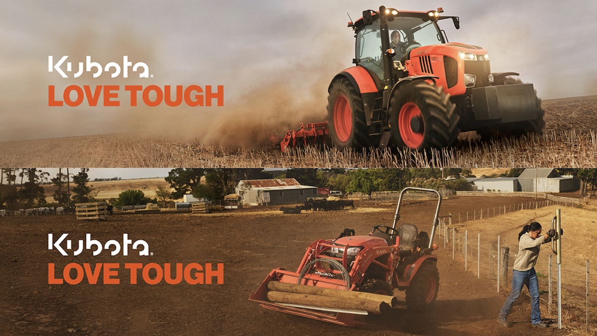 Kubota hard launches new brand platform ‘Love Tough’ in Australia and New Zealand via VML