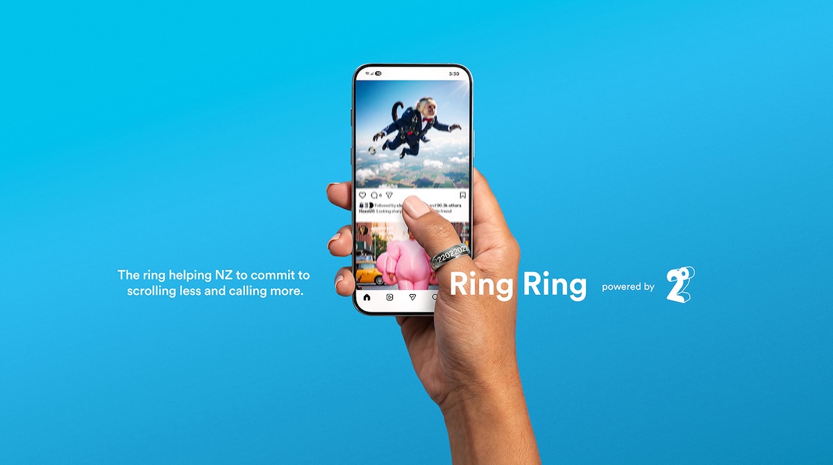 2degrees and TBWA New Zealand launch ‘Ring Ring’ to stop the scroll and start the call