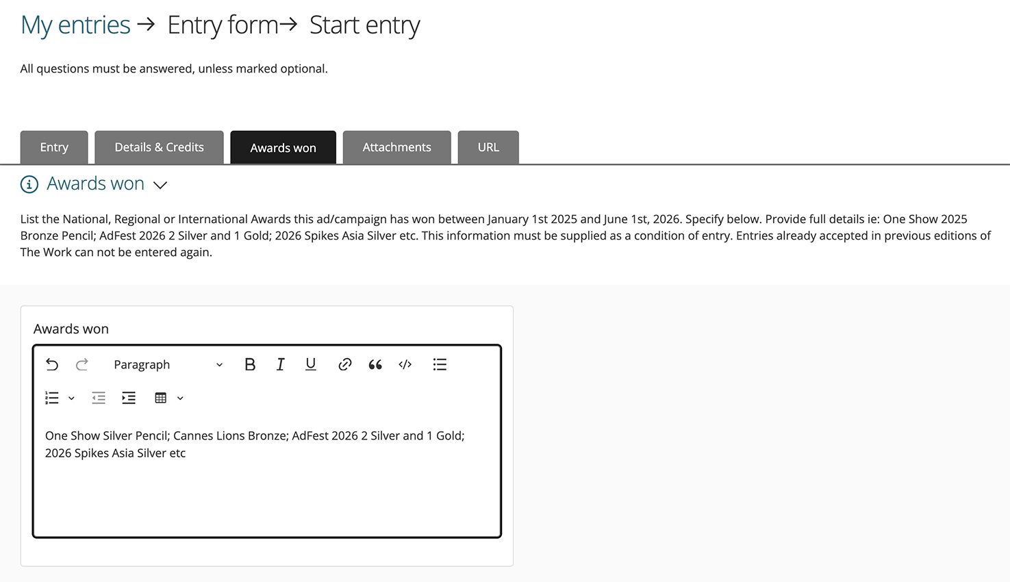 Campaign Brief’s The Work 2026 opens for entries: Free to enter – Deadline June 5