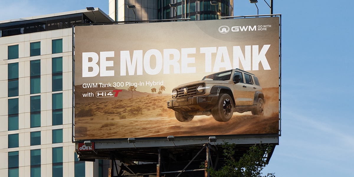 GWM launches Tank 300 Plug-in Hybrid under ‘BE MORE TANK’ platform via Thinkerbell Australia