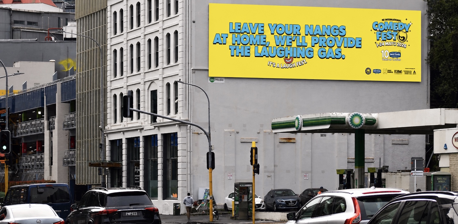 NZ International Comedy Festival takes laughter to the streets in new campaign via Augusto